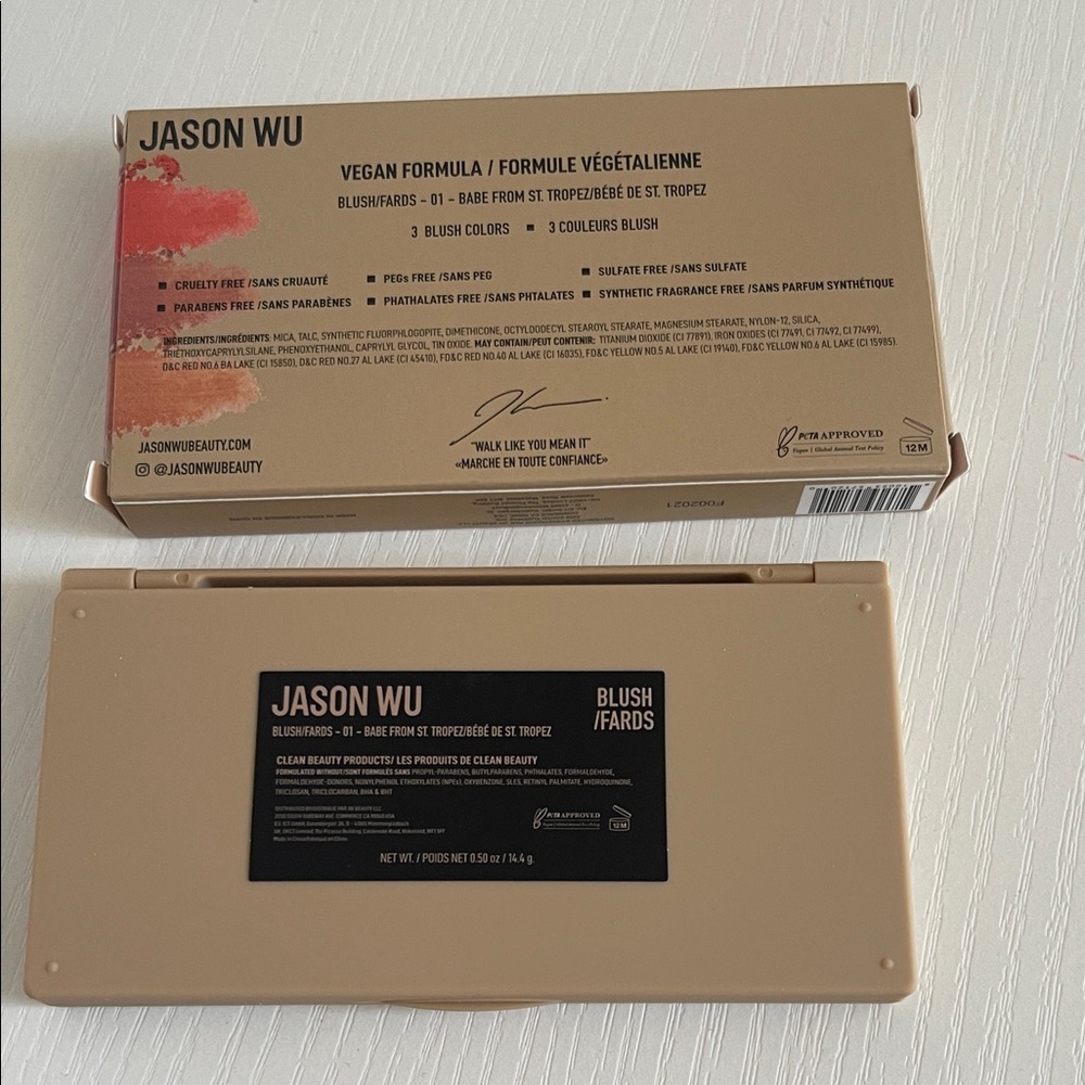 Jason Wu Blush Palette - Coral, Mauve, Red - Picture 3 of 3